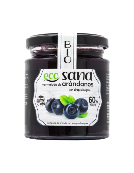 Mermelada Extra Arandano S/Azucar Con Agabe Sirope Bio 260G