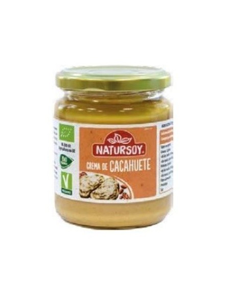 Crema De Cacahuete Sin Sal 250 Gramos Bio Natursoy