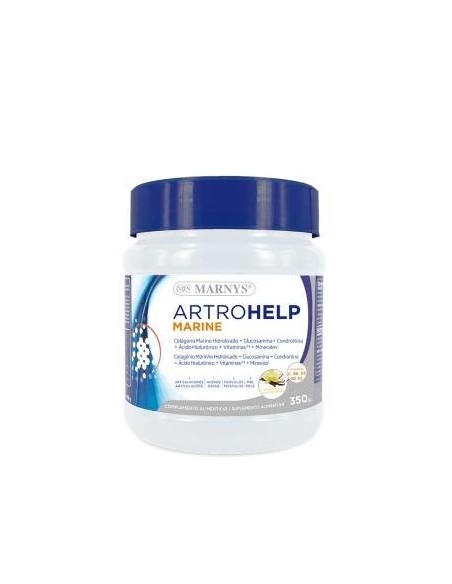 Arthrohelp Marine Colágeno + Glucosamina + Condroitina+ Mg + Calcio  + Ácido Hialurónico + Vitamina C,B2,B6,K2+D3     350 G - S
