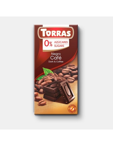 Chocolate Negro Con Cafe 75 Gr de Torras