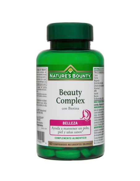 Beauty Complex Con Biotina 60 comprimidos de Nature´S Bounty