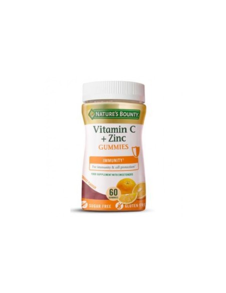 Vitamina C + Zinc 60Gummies de Nature´S Bounty