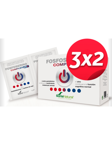 Pack 3x2 Fosfoserina Complex de Soria Natural