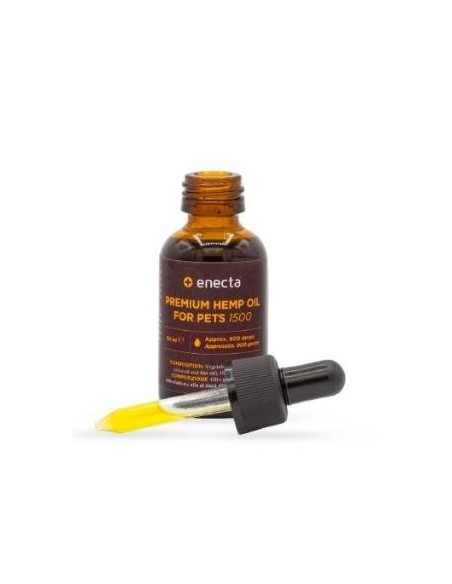 Aceite De Cañamo Para Mascotas 1500Miligramos 30 Mililitros Enecta