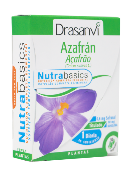 Azafran 30 Capsulas Nutrabasicos Drasanvi