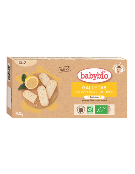 Babybio Galletas Crecimiento Limon 160g
