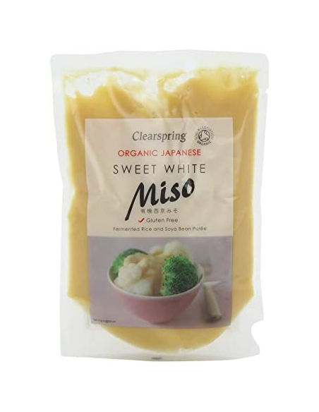 Miso Blanco Dulce Pasteurizado Bio 250 g de Clearspring