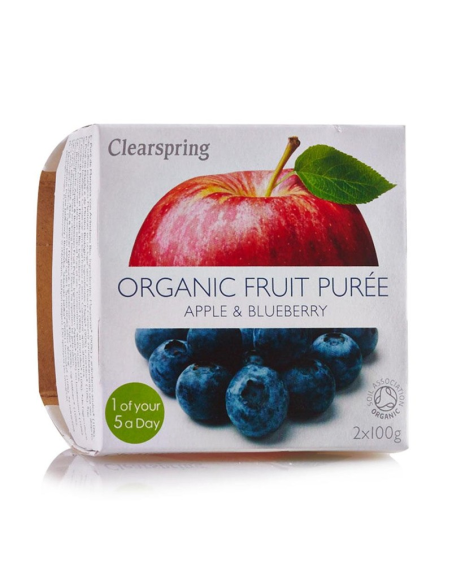 Compota De Manzana Y Arándano Bio 2x100 g de Clearspring