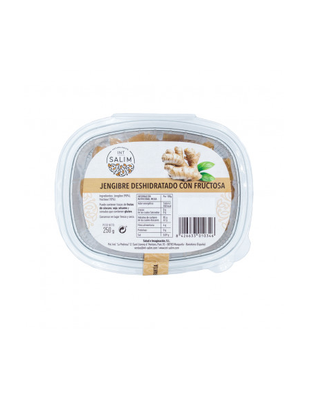Jengibre Deshidratado Con Fructosa 250 Gramos Int Salim