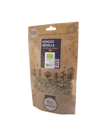 Hinojo silvestre (semillas) bio bolsa 60 g Andunatura