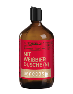 Gel De Baño 2En 1 Cerveza De Trigo 500M  Bio Vegan Benecos