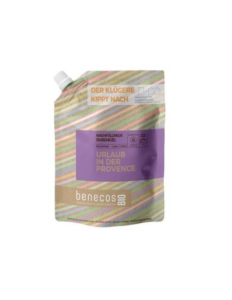 Gel De Baño Lavanda Recarga 1Lt. Bio Vegano Benecos