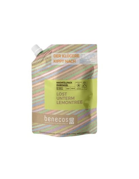 Gel De Baño Jengibre Y Limon Recarga 1L Bio Vegano Benecos