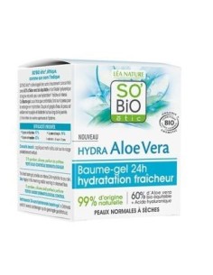 Balsamo Gel Resfrescante Facial Aloe 24H 50 Mililitros Bio So´Bio Etic