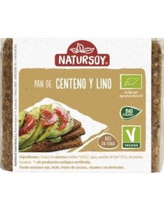 Pan De Centeno Y Lino 300 Gramos Natursoy