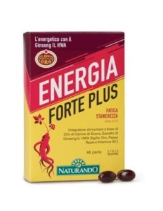 Energia Forte Plus 40 Perlas Naturando