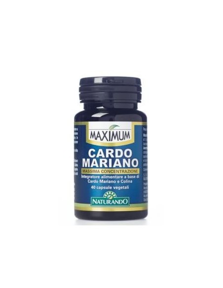 Maximum Cardo Mariano 40 Cápsulas  Naturando
