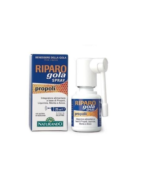 Riparo Gola Spray 25 Mililitros Naturando