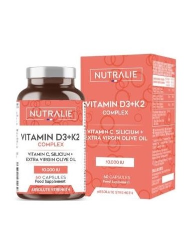 Vitamina D3+K2 Complex 60Cap. de Nutralie