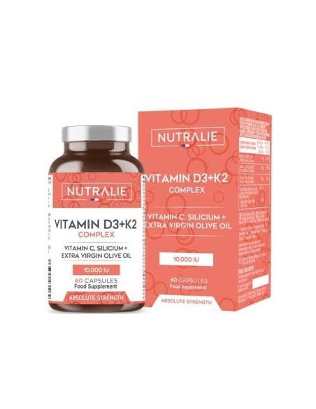 Vitamina D3+K2 Complex 60 Cápsulas  Nutralie