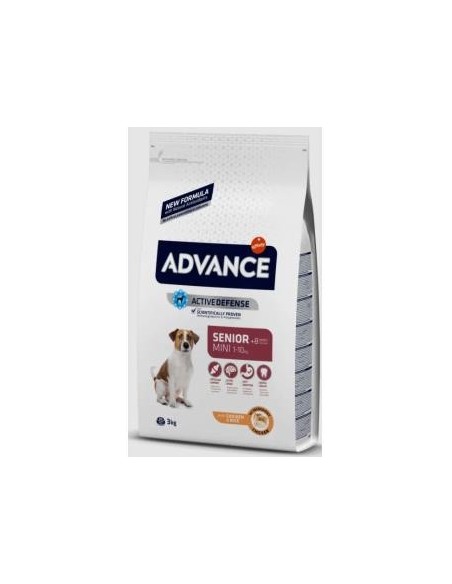 Advance Canine Senior Mini Pollo Arroz 3 Kilos Advance Vet