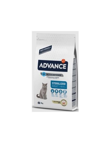 Advance Feline Adult Sterilized Pavo 3 Kilos Advance Vet