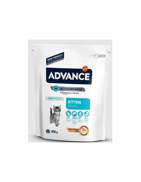 Advance Feline Kitten Pollo Arroz 400 Gramos Advance Vet