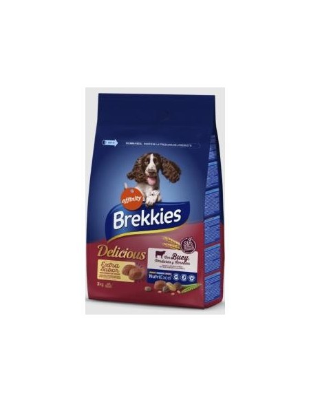 Brekkies Excel Tender & Delicious Buey 3 Kilos Brekkies Vet