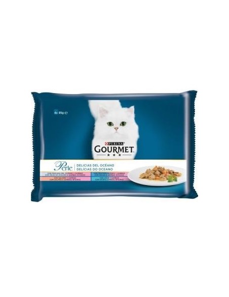 Gourmet Perle Delicias Pescado Oceano 12X4X85 Gramos Purina Vet