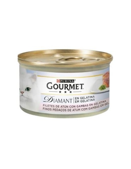 Gourmet Diamant Laminas Atun Gambas Gelat. 24X85Gr Purina Vet