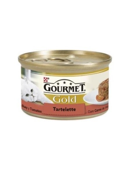 Gourmet Gold Tartallette Buey Tomate Caja 24X85 Gramos Purina Vet