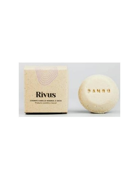 Rivus Champu Solido Cabello Normal-Seco 75G Eco Banbu