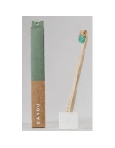 Escova de dentes macia para adultos Banbu Verde. por Banbu