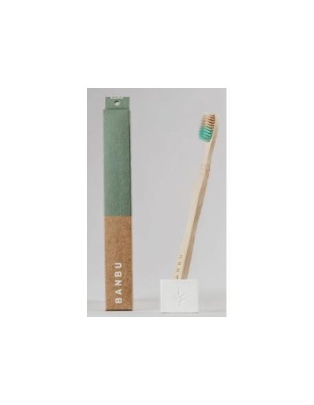 Escova de dentes macia para adultos Banbu Verde. por Banbu