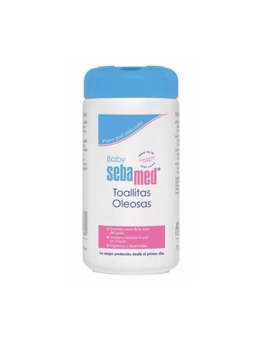 Baby Toallitas Limpieza Pañal Oleosas 70Uds. de Sebamed