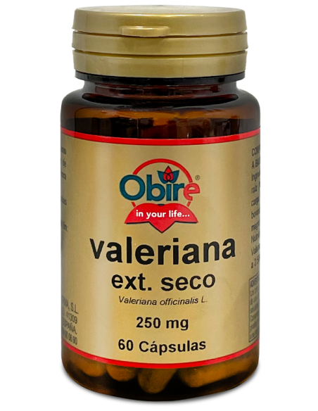 Valeriana 250 mg. (ext. seco) 60 capsulas de Obire