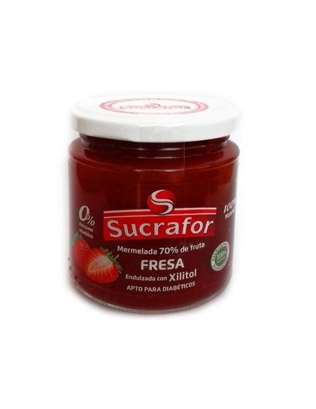 Mermelada De Fresa 70% Fruta 0% Azucar 260Gr. de Sucrafor