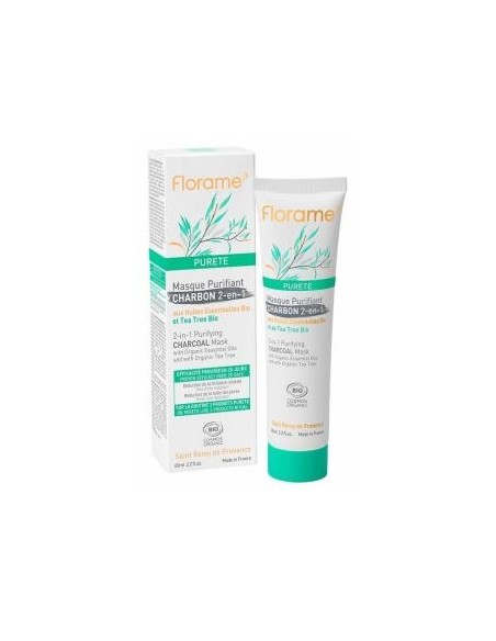 Purete Mascara Purificante Al Carbon 2En1 65 Mililitros Florame