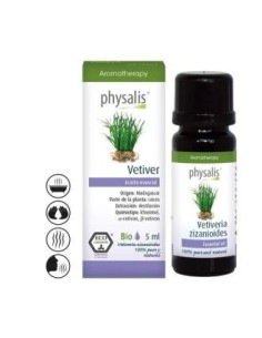 Vetiver Aceite Esencial 5Ml. Bio de Physalis