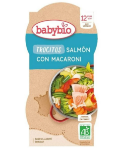 Menu de dia TROCITOS Salmon Pasta 2x200g de Baby Bio