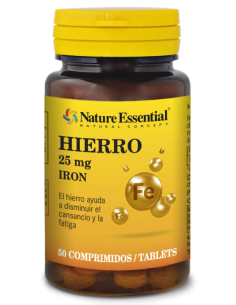 Hierro 25 mg. 50 comprimidos
