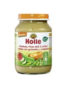 Potito Patata Guisantes Y Calabacin 6Meses 190 Gramos Holle
