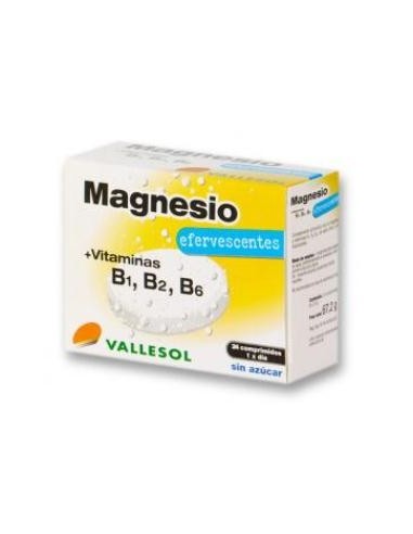 VALLESOL MAGNESIO+B EFERVESCENTE 24COMP.