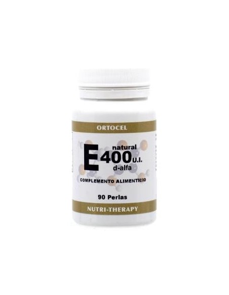 Vitamina E 400Ui D-Alpha (Natural) 90 Perlas Ortocel Nutri-Therapy