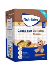 Nutriben Cacao Galletas Maria Papilla 500 Gramos Nutriben