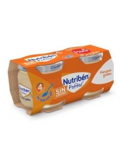 Nutriben Potito Introduccion Manzana Gold. 2X120Gr Nutriben