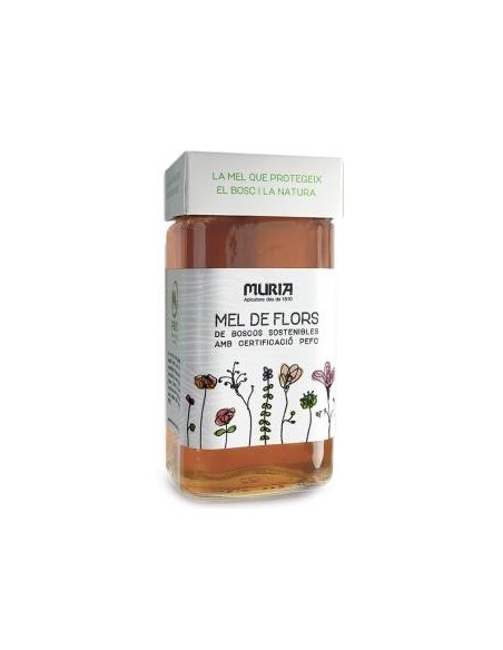 Miel De Flores De Bosques Sostenibles Pefc 420 Gramos Muria