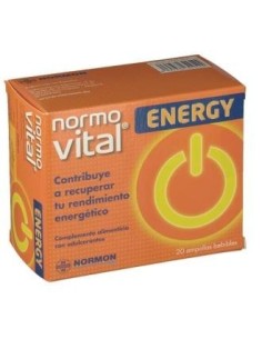 Normovital Expo Energy 20 Amp 12 Unidades Normon