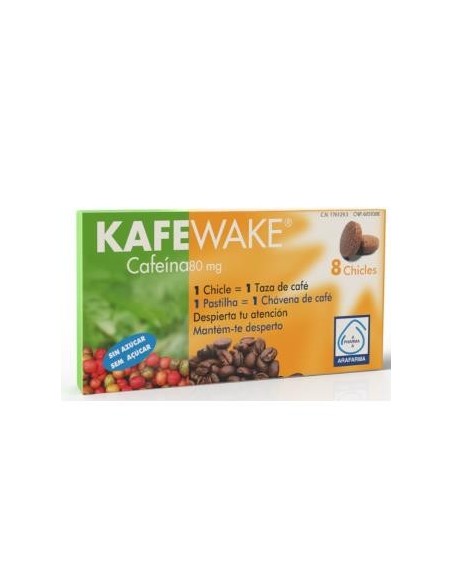 Kafewake Cafeina 100Mg 8Chicles Arafarma