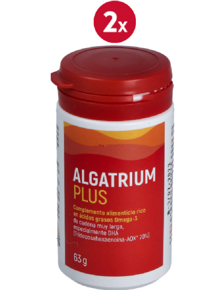 Pack 2 uds Algatrium Plus (350 Mg.Dha)  90 Perlas Algatrium
